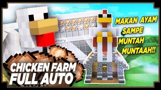 CARA MEMBUAT CHICKEN FARM FULL AUTO - Minecraft Tutorial