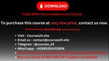 Trade With Tarun Golden Line Course