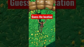 Guess where I am on Fortnite map. First two gets a follow #shorts #guess #fortnitelocations