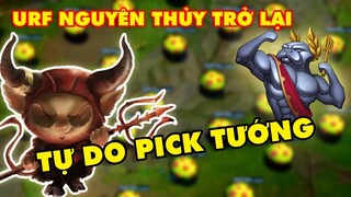 Sự trở lại của URF Nguyên Thủy tha hồ pick tướng  - Teemo đặt nấm sập cả bản đồ LMHT