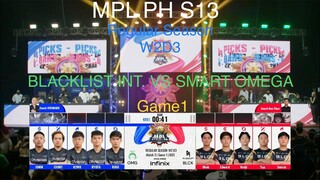 Game1: BLCK vs OMG / MPL PH S13/ Regular Season/ W2D3/ #mlbb #mobilelegends #mplph #blacklist