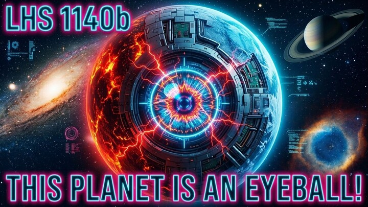 Half Fire, Half Ice: Super-Earth Looks Like a Giant Space Eye 🪐