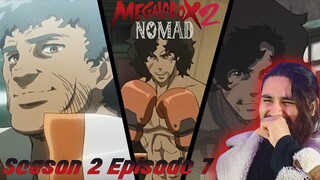 HYPE!! JOE VS LIU!! | Megalo Box 2: Nomad Episode 7 REACTION