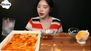 Mì Shin xào và thịt heo chiên xù phô mai phần cuối #mukbang
