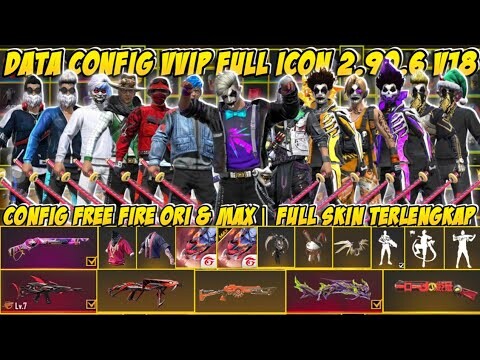 SETELAH UPDATE‼️DATA CONFIG VVIP FF MAX & BIASA | FULL ICON | CONFIG LINK MEDIAFIRE UPDATE V 2.90.6