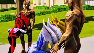 Senior Zero leads the three brothers Zero to help the petrified Ultra Hero!