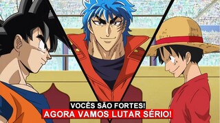 Luffy x Goku x Toriko EDIT (One Piece) Vocês são fortes! Agora vamos lutar sério!