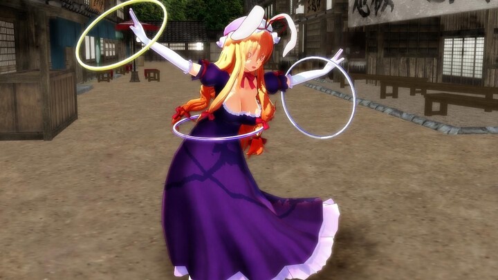 [Touhou Project] Hula Hooping Of Female Character