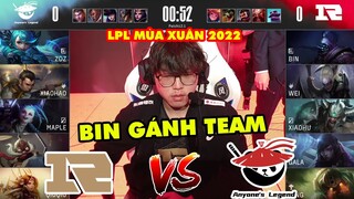 [LPL 2022] Highlight RNG vs AL Full: Bin lột xác gánh team | Royal Never Give Up vs Anyone's Legend