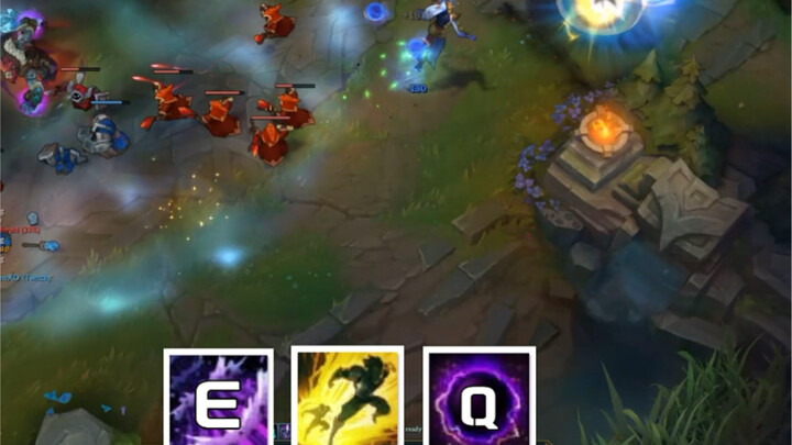 E flash Q milik Syndra