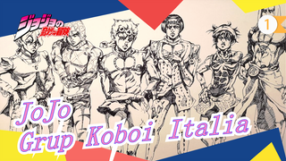 [JoJo|Sketsa]Tantang Gigolo Italia Dengan Pena Satu dolar! Semua Karakter Dengan Pakaian Flamboyan