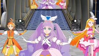 【mmdプリキュア】キュアマジェスティ＆キュアバタフライ＆キュアウィングできゅんっ！ヴァンパイアガール