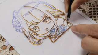 Membuat Genshin Impact Thor di Cloisonné Enamel