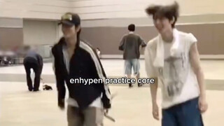 A glimpse into the mental state at Enhai's practice room: