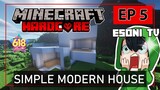 MINECRAFT HARDCORE EP 5 - SIMPLE MODERN HOUSE (Minecraft Tagalog)