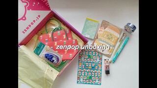 zenpop stationery unboxing