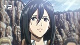 Mikasa Ackerman-Changes in appearance throughout the series