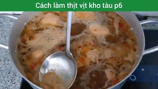 Cách làm thịt vịt kho tàu p6