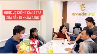 Được vợ chồng cậu tư Trà Sữa dẫn đến nha khoa Anna khám lại hàm răng 320 triệu Khương Dừa hỗ trợ