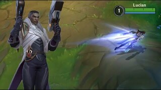 Wild Rift: New Champion Lucian (Marksman) Gameplay