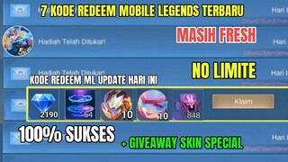 BURUAN! 7 KODE REDEEM ML TERBARU KODE REDEEM MOBILE LEGENDS HARI INI UPDATE MARET 2024