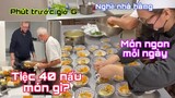 Món ăn cho tiệc 40 người/Nghề nhà hàng ở Pháp/cathy gerardo cuoc song phap/món ăn ngon/ẩm thực Việt
