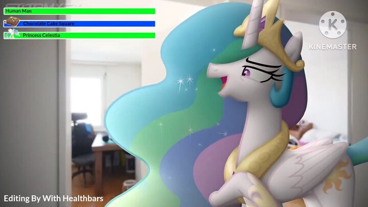 My Little Pony in Real Life_ Celestia s Previous Cake With Healthbars (4th of Ju