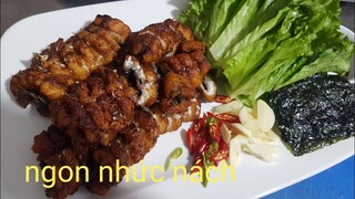 CÁ CHÌNH NƯỚNG KIỂU HÀN.!ẨM THỰC HOÀNG SƠN
