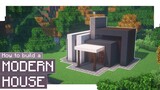Minecraft: How to Build a Small Modern House!