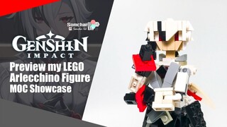 Preview my LEGO Genshin Impact Arlecchino Figure MOC | Somchai Ud