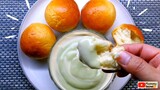 Soft Buns with Pandan Custard  recipe สูตรขนมปังนุ่มสังขยาใบเตยหอมอร่อย