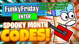 *SPOOKY MONTH* FUNKY FRIDAY CODES ALL NEW SECRET OP CODES! Roblox Funky Friday