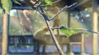 【4k .⁶⁰ᶠᵖˢ随剪の言叶之庭】隐约雷鸣，阴霾天空，即使天无雨，我亦留此处