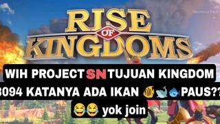 WIH project SN tujaan kingdom 3094 katanya ada whale!!! yok gass join