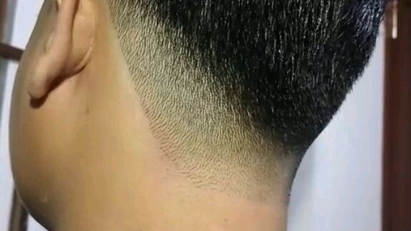 gara rambut low fade