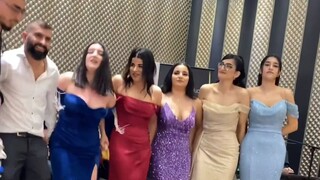 Turkish Wedding - Attractive Beauties Halay Dance Video  Colourful Dresses