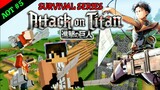 Survival Series Attack On Titan Part 5 - Kita Bergabung Dengan Pasukan Pengintai Kapten Levi Dkk