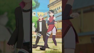 【 MMD ボルト!- BORUTO 】— Lady Gaga - Just Dance .【 Boruto & Sarada「ボルトサラダ」】#mmd #boruto #shorts