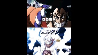 Oden Vs. Luffy || One Piece who is stronger || #animeamv #anime #onepiece #trend #tiktok #short #fy
