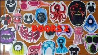 22 New Entities Horror and Scary DOORS ROBLOX 2 Vẽ Các Quái Vật Kinh Dị