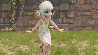 【MMD/纳西妲/布料】今天不打羽毛球了~