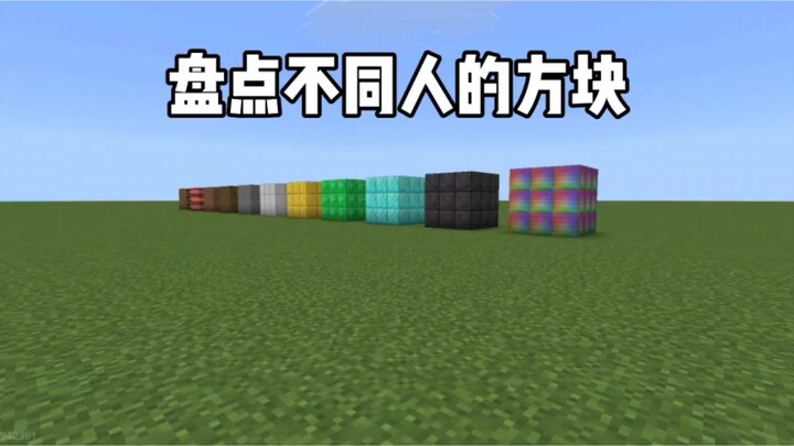 มายคราฟ: สำรวจบล็อกของคนต่างๆ