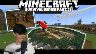 MEMA-BUILD NA UNDERGROUND STORAGE | Minecraft Survival (Part 21)