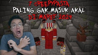 FIX INILAH 7 Creepypasta TERANEH Yang Pernah Ada Di Minecraft Pt.72 (FULL TERIAK KAGET)