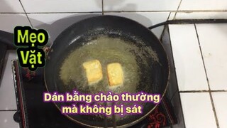 MẸO DÁN ĐẬU ( CÁ) BẰNG CHẢO KHÔNG CHỐNG DÍNH MÀ VẪN KHÔNG BỊ NÁT- NGHỆ THUẬT GÓC BẾP