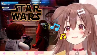 Korone singing Star Wars Music
