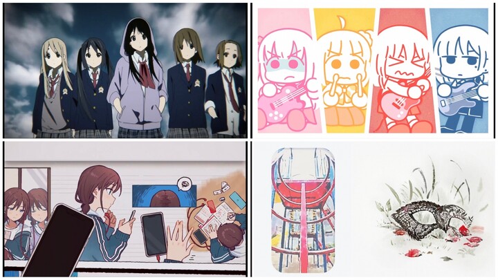 "Xem tập khác" Anime nhóm nhạc nữ Bốn tác phẩm kinh điển ED, nhưng hãy bỏ qua nếu tất cả các thành v