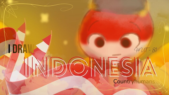 I draw INDONESIA from Countryhumans