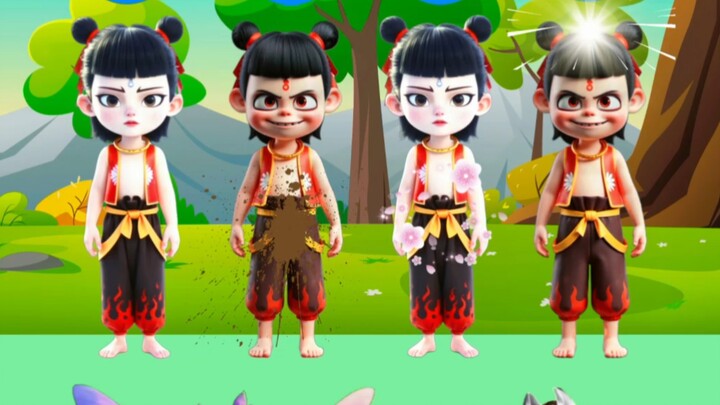 Ultraman nhỏ bé tinh nghịch đã biến thành một Nezha nhỏ bé