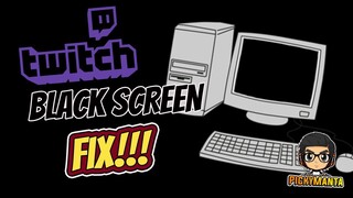 How To Fix Black Screen on Twitch APP (Tagalog to Men)